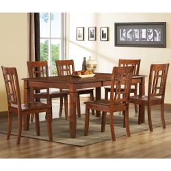 Athens 7-piece Walnut Dining Set