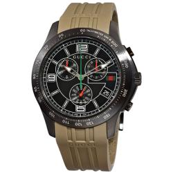 Gucci Men's 'G-Timeless' Grey Rubber Strap Chronograph Watch