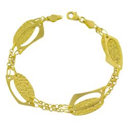 14k Yellow Gold 2-strand Arpeggio Bracelet
