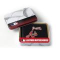 Atlanta Braves Men's Black Leather Bi-fold Wallet