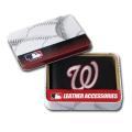 Washington Nationals Men's Black Leather Bi-fold Wallet