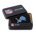 Detroit Lions Men's Black Leather Bi-fold Wallet