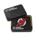 New Jersey Devils Men's Black Leather Bi-fold Wallet