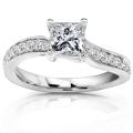 14k White Gold 1/2ct TDW Diamond Engagement Ring (H-I, I1-I2)