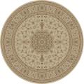 Kingston Ivory Oriental Rug (5'3 Round)