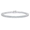 14k White Gold 7ct TDW Round-cut Diamond Tennis Bracelet (G-H,SI2)