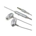 Silver Universal 3.5mm In-ear Stereo Headset with On Off and Mic