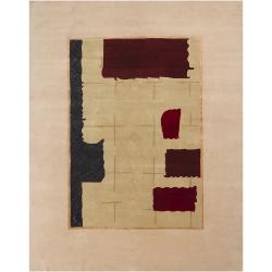Hand-knotted Mandara New Zealand Wool Rug (8' x 10')