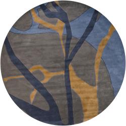 Hand-tufted Mandara Wool Rug (7'9 Round)