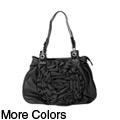 Adi Designs Women's Floral Accent Tote Bag