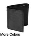 Boston Traveler Men's Genuine Leather Tri-fold Wallet