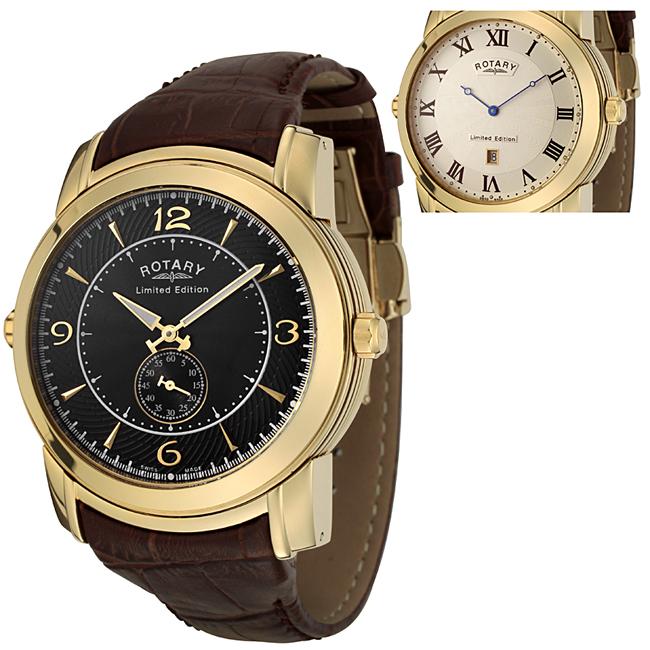 Rotary Men's Revelation Reversible Face Watch 13277250 Overstock