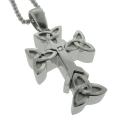 Black and Blue Jewelry Stainless Steel Diamond Cross Necklace