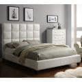 Sarajevo Soft White Upholstered Tufted Queen Bed