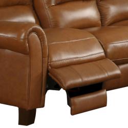 honey sofa leather