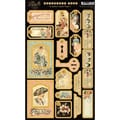 Ladies' Diary Tags 2 Chipboard Die-cuts