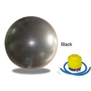 Sivan Health and Fitness 52cm Anti-Burst Stability Gym Ball with Foot Pump
