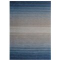 Loomed Scorpii Blue Wool Rug (5' x 8')