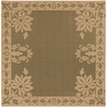 Carmi Sage Green Outdoor Rug (7'3 Square)