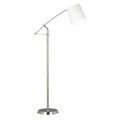 Maddox Brushed Steel Floor Lamp