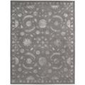 Hand-tufted Symphony Pattern Grey Rug (8' x 11')