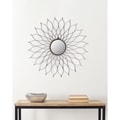 Handmade Arts and Crafts Flower Wall Mirror