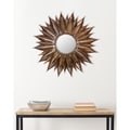 Handmade Arts and Crafts Star Burst Wall Mirror