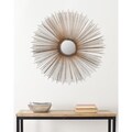 Handmade Arts and Crafts Sun Burst Wall Mirror