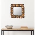 Handmade Arts and Crafts Coconut Wall Mirror