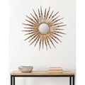 Handmade Arts and Crafts Nova Sun Burst Wall Mirror