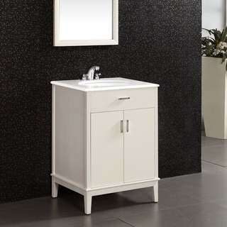 24-inch White Oxford Bath Vanity
