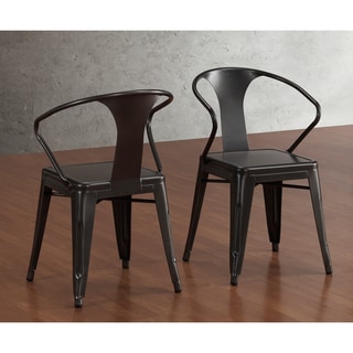 Find Cheap Price Tabouret Charcoal Grey Stacking Chairs (Set of 4)