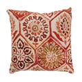 Summer Breeze 16.5-inch Throw Pillow in Crimson