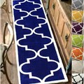 Handmade Luna Moroccan Trellis Grey Rug (2'8 x 10' Runner)