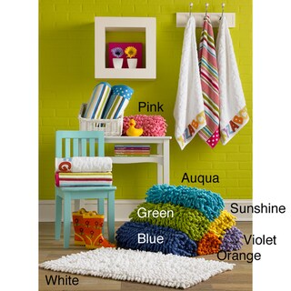 Shag Chenille 100-percent Cotton Kids Bath Rug