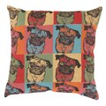 'Pugshot' Throw Pillow