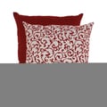 Flocked Damask 23-inch Floor Pillow