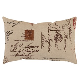 Special Offers Pillow Perfect French Postale Rectangular Throw Pillow