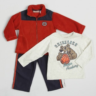 Kids Headquarters Boy's (4-7) Basketball Graphic 3-piece Set FINAL SALE