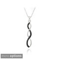 DB Designs Silver Diamond Accent Infinity Necklace