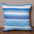 Blue Stripe Pillow Cover (India)