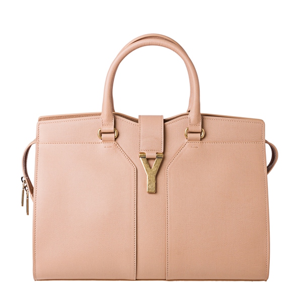 Yves Saint Laurent Medium Cabas ChYc Textured Leather Tote ...  