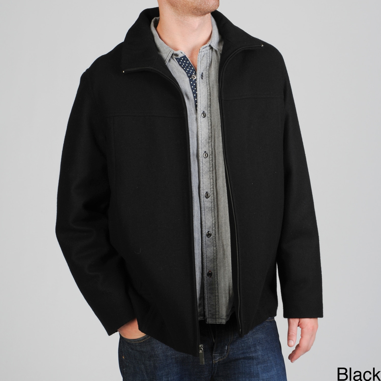 perry ellis black jacket