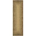 Radiant Impression Transitional Giraffe Print Beige Rug (2'3 x 8')