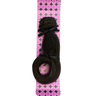 Donna Bella #2 (Darkest Brown) 20-inch 100-percent Human Remy Full Head Hair Extensions