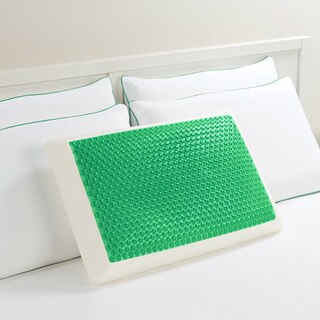 Comfort Memories Green Bubble Memory Foam Pillow