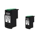 BasAcc Canon PG-210 Black Ink Cartridge for Canon Pixma MX350/ MP495 (Remanufactured) (Pack of 2)