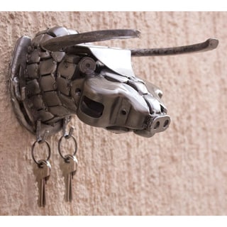 Low Price Auto Parts Handcrafted 'Rustic Bull' Key Rack (Mexico)