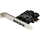 StarTech.com 2 Port PCI Express SATA 6 Gbps eSATA Controller Card - D