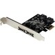 StarTech.com 2 Port PCI Express SATA 6 Gbps eSATA Controller Card - D